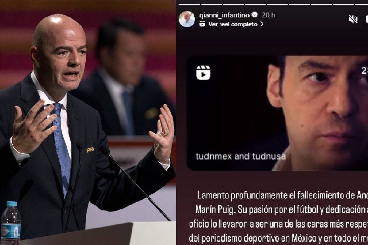 Presidente de la FIFA dedica emotivo mensaje tras el fallecimiento de André Marín