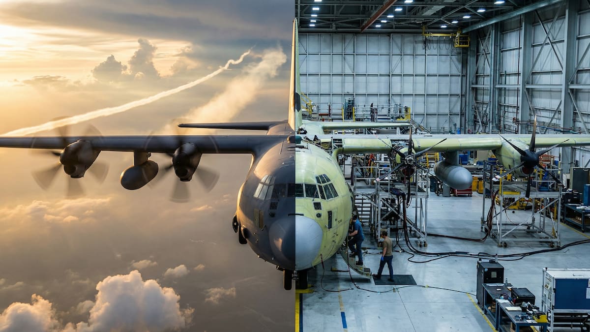 Antes de volar en México así se fabrica el C-130J un gigante aéreo ensamblado con más de un millón de piezas y tecnología de varios países en un proceso pocas veces visto que revela cómo nace una de las aeronaves militares más avanzadas del mundo