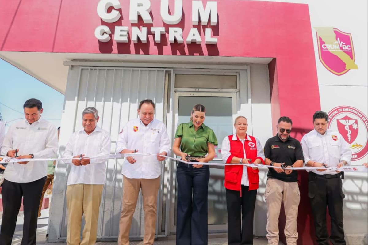 Inaugura Gobierno de Baja California Centro Regulador de Urgencias Médicas