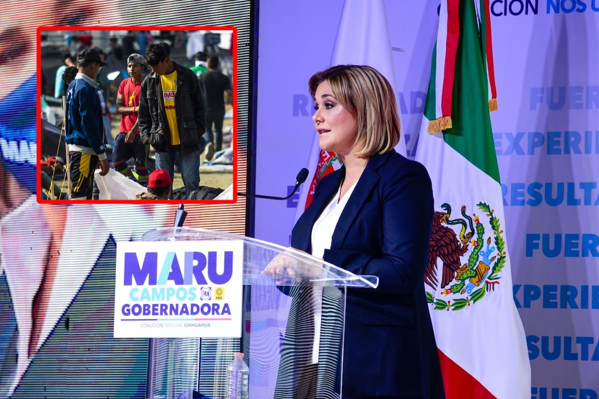 Maru Campos busca prohibir a migrantes mexicanos quedarse en Chihuahua