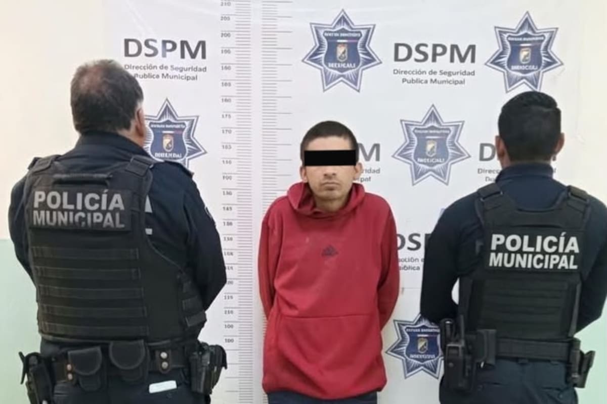 Detienen a presunto ladrón relacionado con 12 robos a comercios de Mexicali