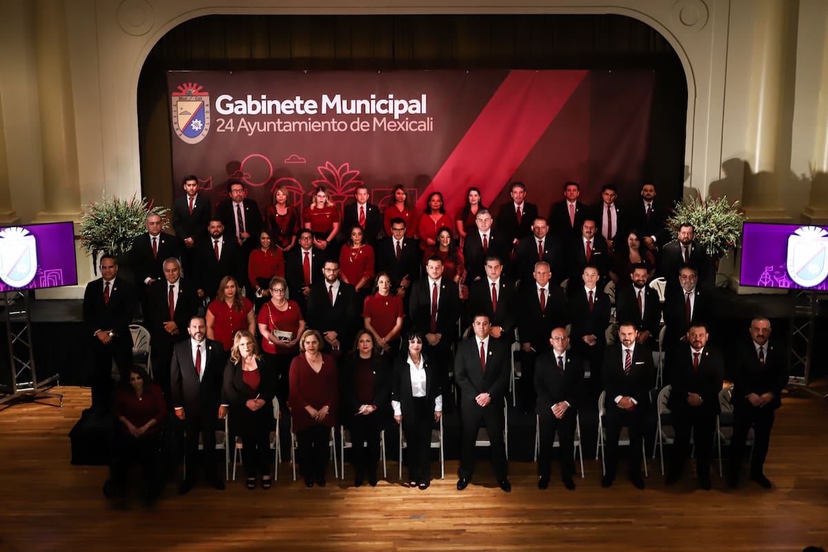 Ellos son el equipo del 24 Ayuntamiento de Mexicali