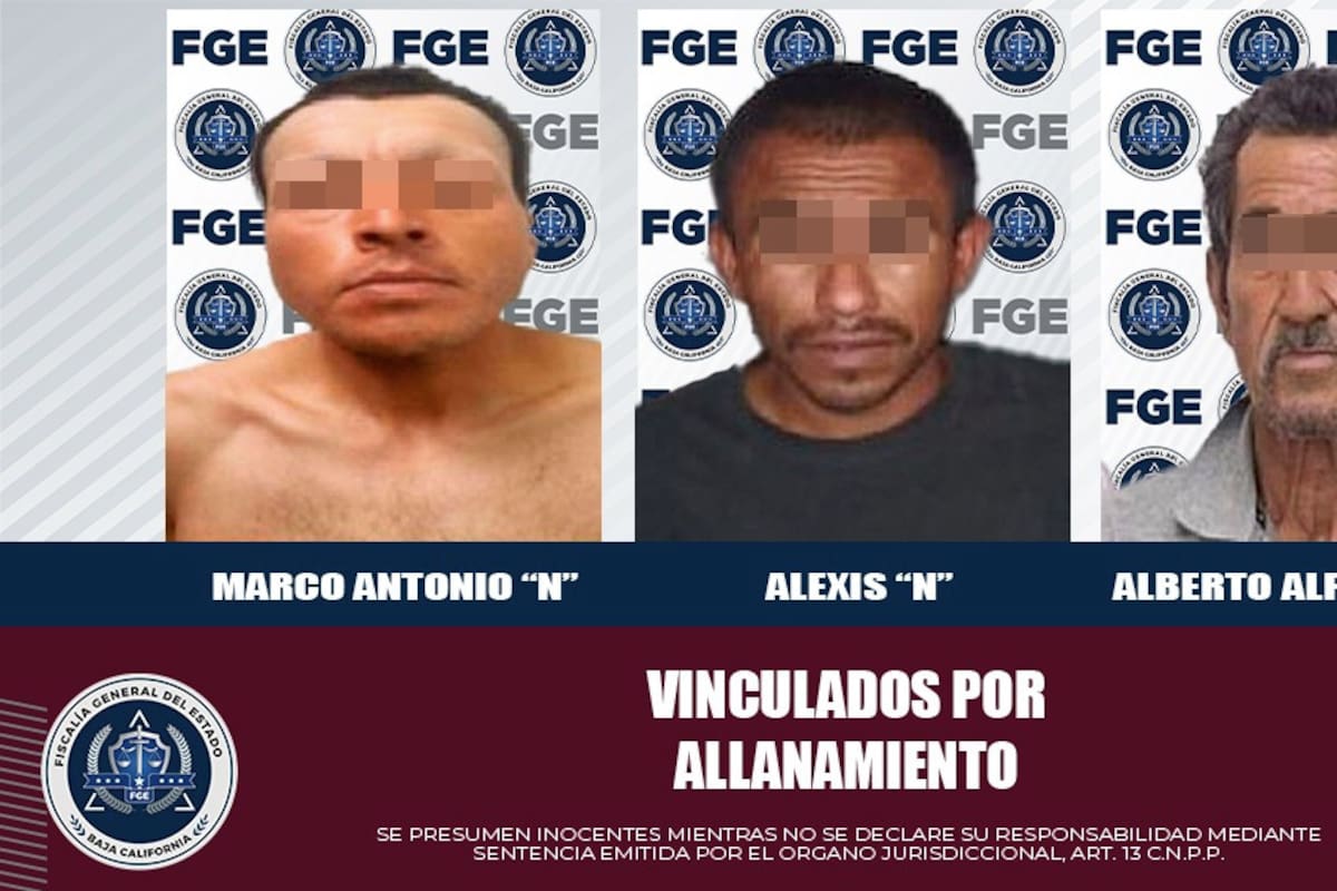 Quedan en prisión preventiva tres imputados por allanamiento de morada