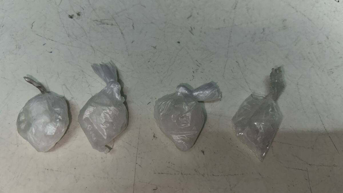 se le solicitó una inspección precautoria, tras la cual le hallaron cuatro bolsas de plástico con metanfetamina l Foto: Cortesía