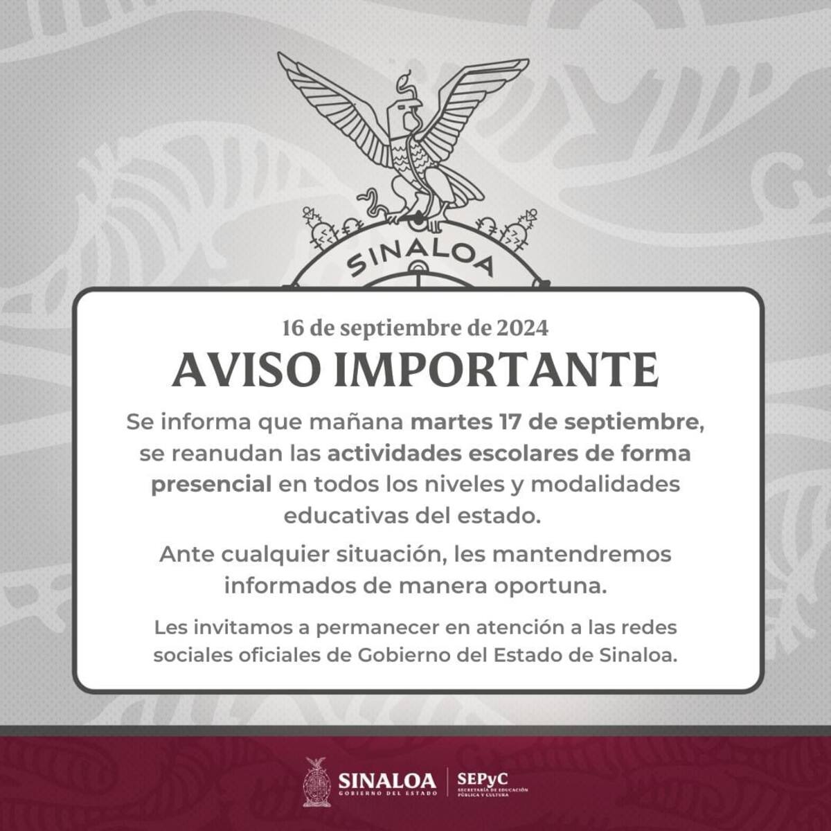 Comunicado oficial