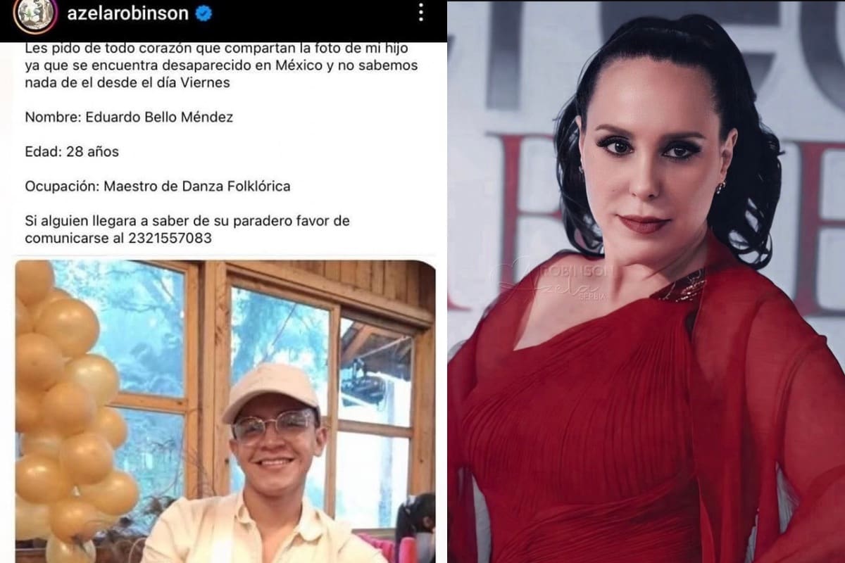 La actriz Azela Robinson pide ayuda para encontrar a su hijo desaparecido