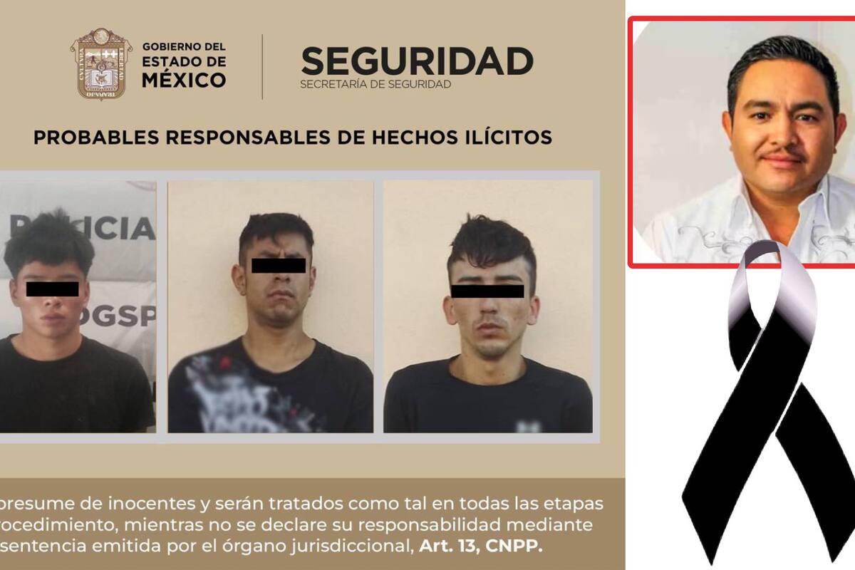 Cuatro presuntos miembros de CJNG son detenidos y acusados de matar al regidor de Ocuilan, en Edomex