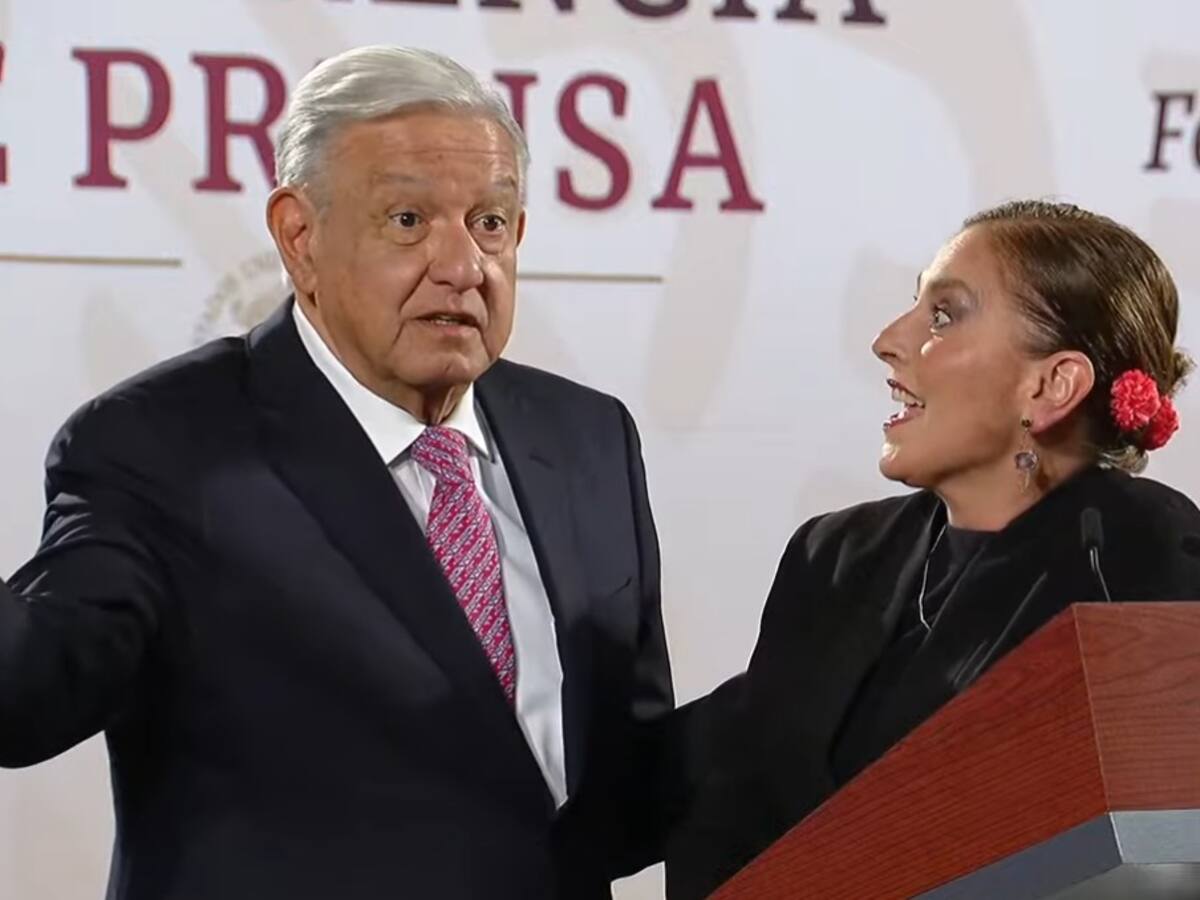 Beatriz Gutiérrez destacó el "buen humor" de su esposo, el presidente AMLO. | Captura de pantalla