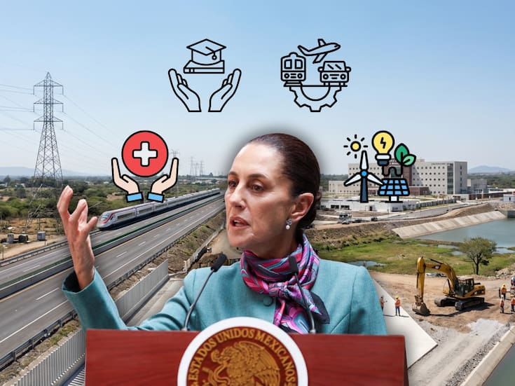 Claudia Sheinbaum activa inversión histórica de 5.6 billones de pesos en infraestructura hasta 2030 para energía, transporte, salud y educación, con impacto directo en el bienestar social