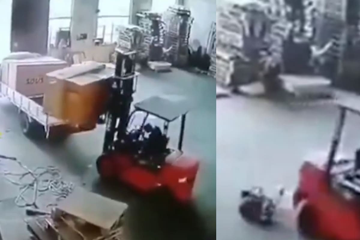 VIDEO: Trabajador muere en un intento de evitar accidente laboral