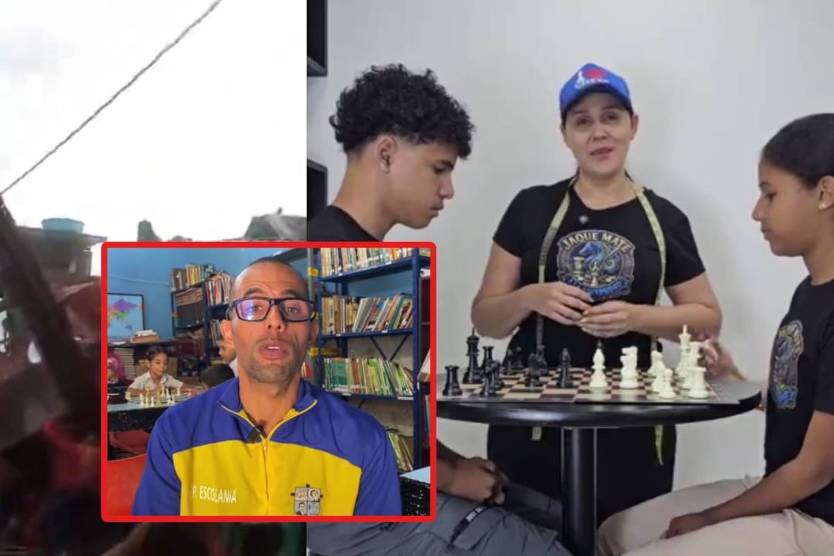 Jhordan es profesor de ajedrez y sus dos hijos son campeones en La Guaira, pero su casa quedó inhabitable tras el doble terremoto en Venezuela; ahora buscan dar clases presenciales y online para poder reconstruir su vida nuevamente