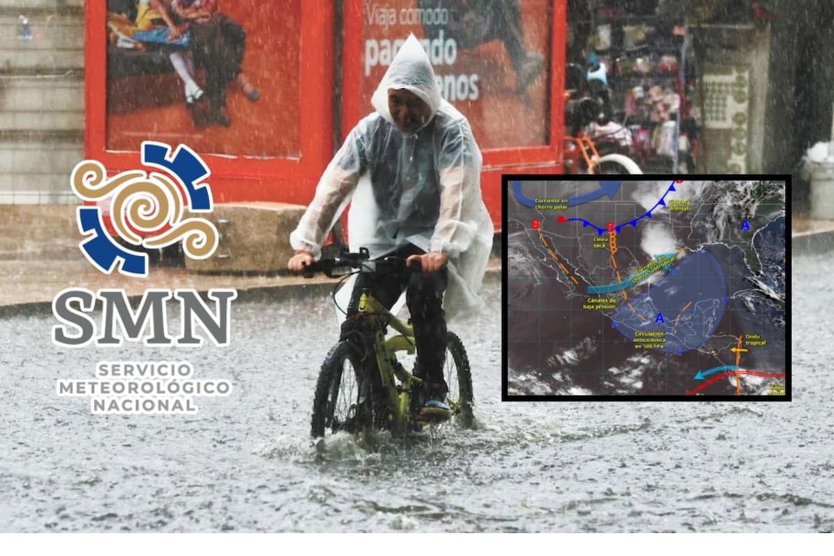 Conagua alerta por lluvias fuertes, granizo y calor extremo en México este 19 de mayo; estos son los estados más afectados por tormentas, vientos y temperaturas de hasta 45 grados