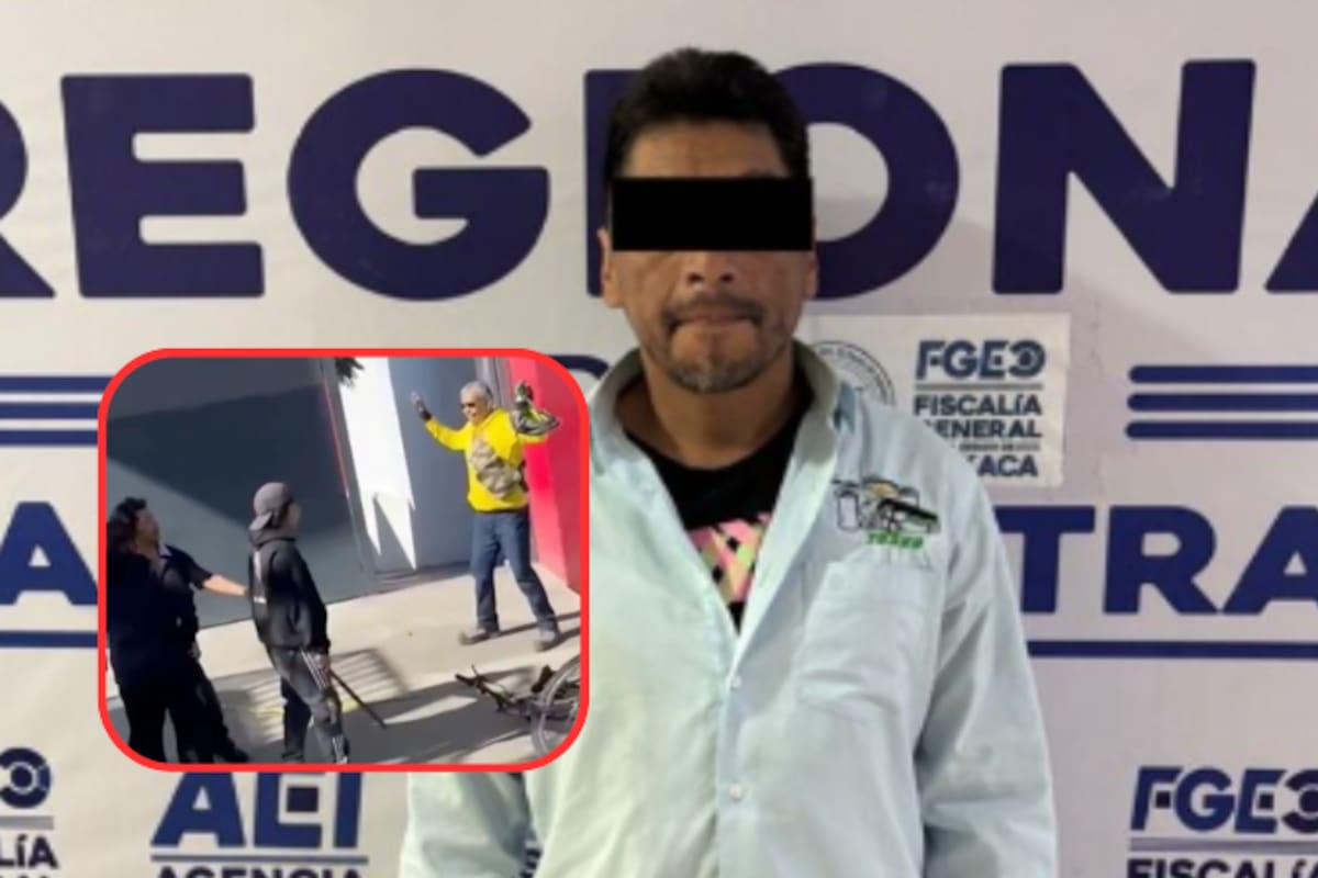 VIDEO: Exhiben brutal agresión contra ciclista en Oaxaca, detienen a imputado y logran prisión preventiva