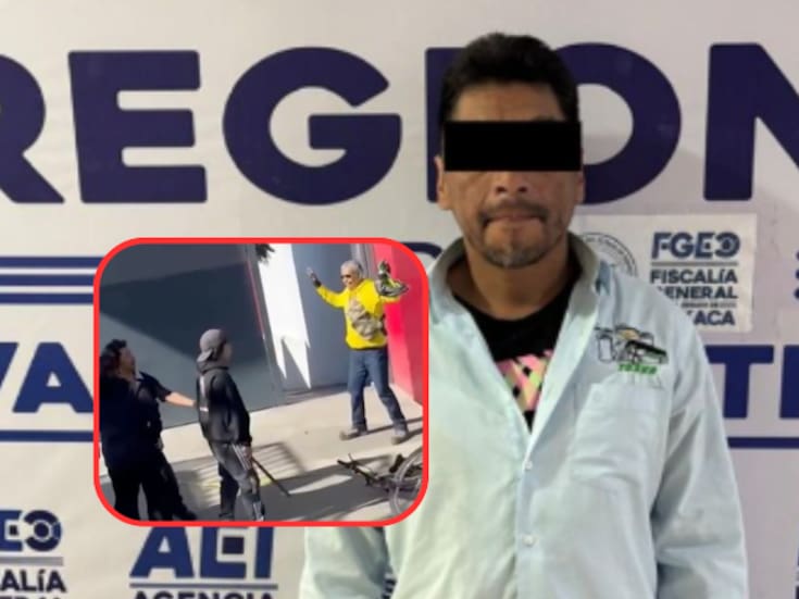 VIDEO: Exhiben brutal agresión contra ciclista en Oaxaca, detienen a imputado y logran prisión preventiva