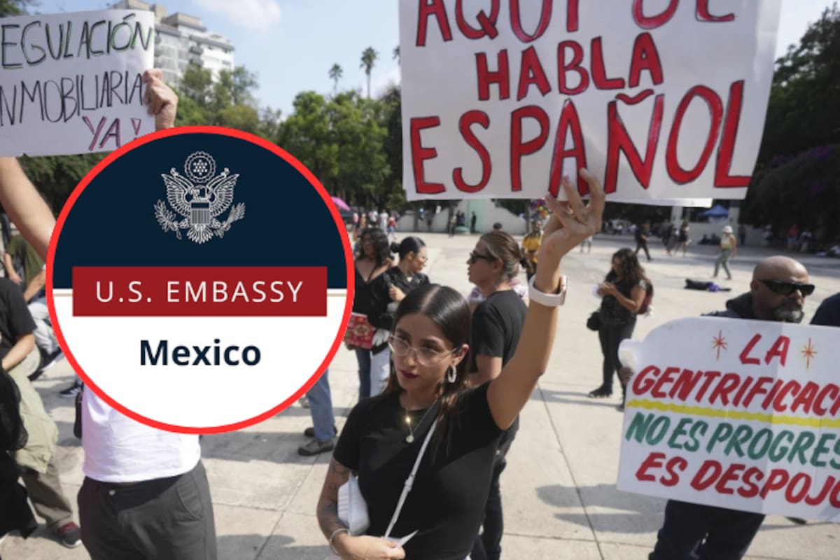 Embajada de EEUU alerta a sus ciudadanos por protesta contra gentrificación en CDMX