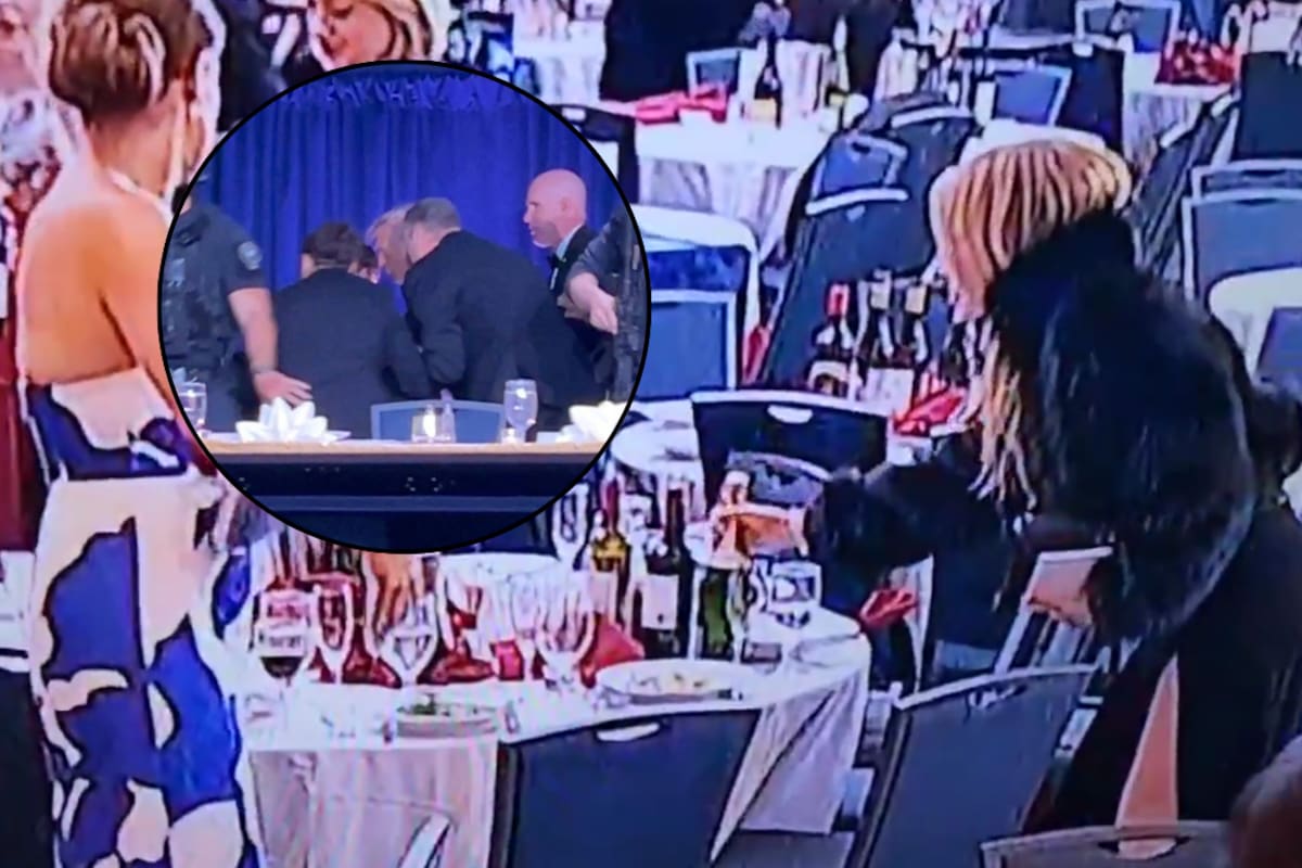 Mujer robó varias botellas de vino tras el tiroteo en la cena de corresponsales en Washington, donde Trump fue evacuado