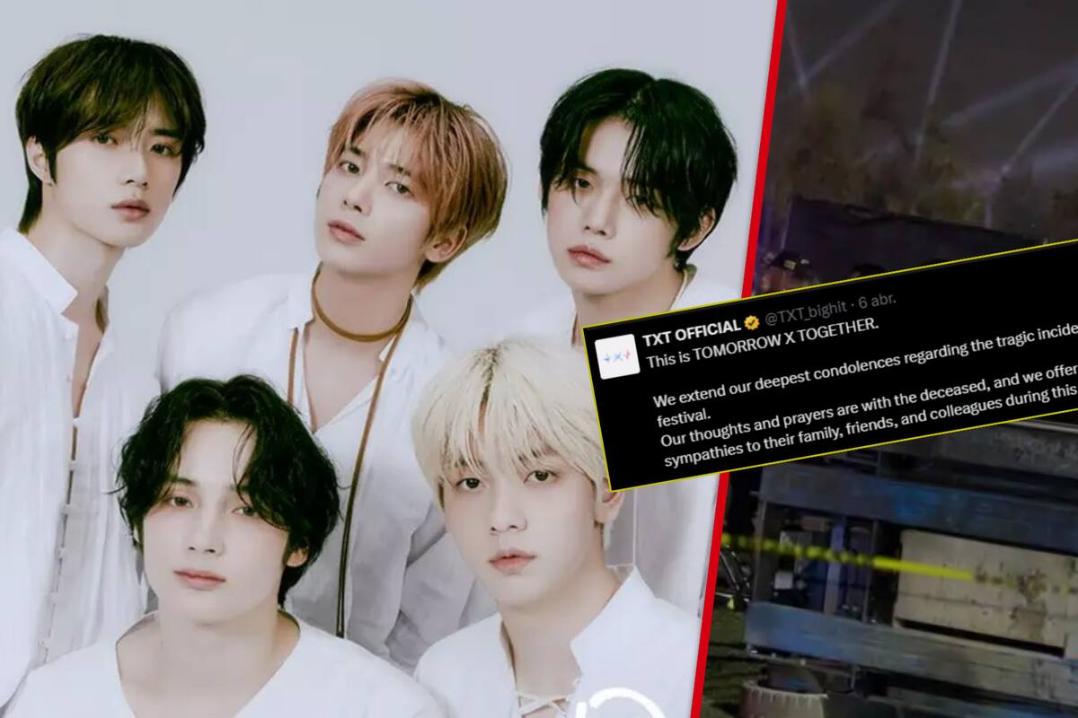 Banda de Kpop, TXT, se pronuncia sobre la tragedia en AXE Ceremonia; rinden pequeño homenaje