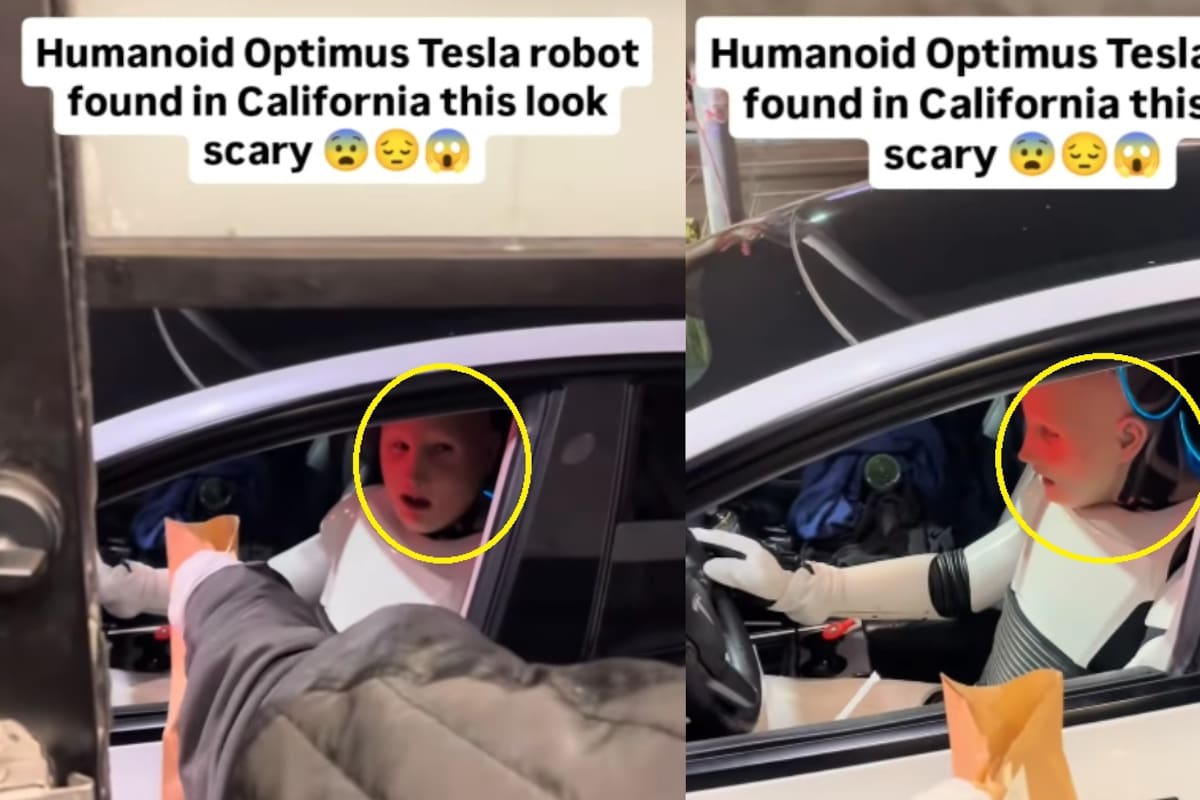 Robot humanoide asusta a personas en drive-thru al recoger una orden de comida rápida en California: ¿broma o realidad?