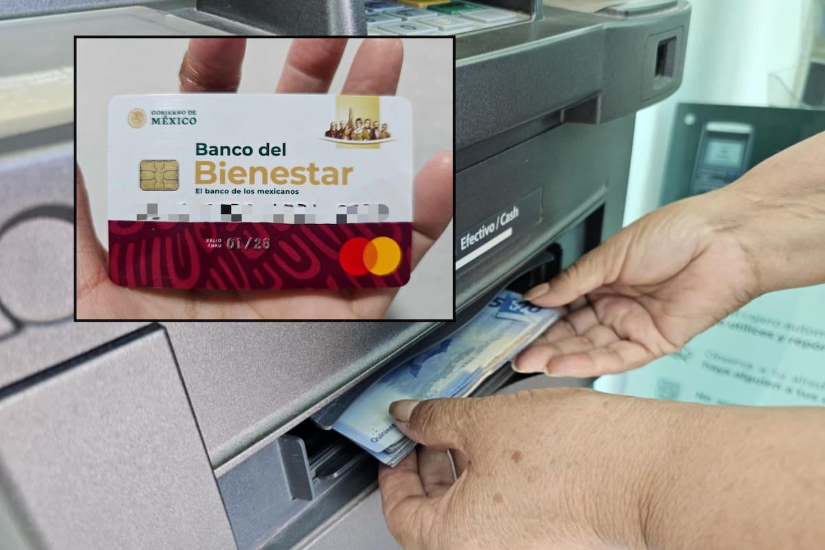 ¿Puedo retirar dinero de la Pensión del Bienestar sin tarjeta?