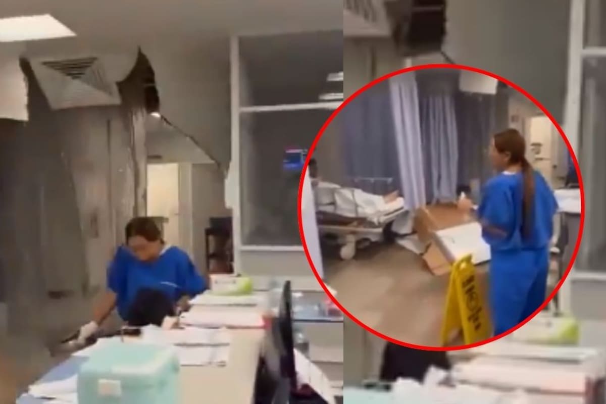 IMSS-Bienestar responde al colapso de techo en el área de urgencias del Hospital Regional de Alta Especialidad de Ixtapaluca por fuga en el sistema de aire acondicionado