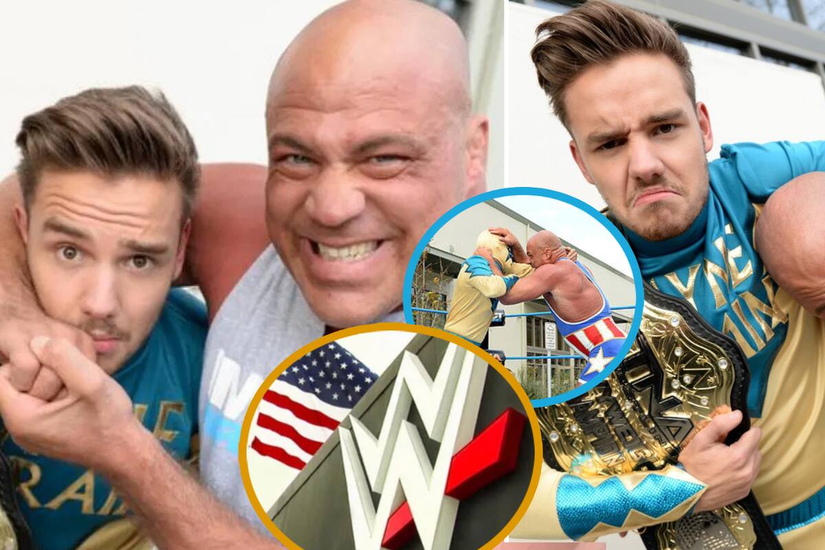 El día que Liam Payne sorprendió al vencer a Kurt Angle, luchador profesional de la WWE