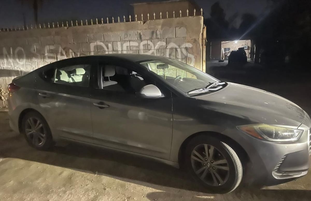 Jaime Ricardo "N", de 34 años, presuntamente conducía un Hyundai Elantra que había sido reportado como robado momentos antes en la plaza Punta Anáhuac.│Foto: Cortesía DSPM