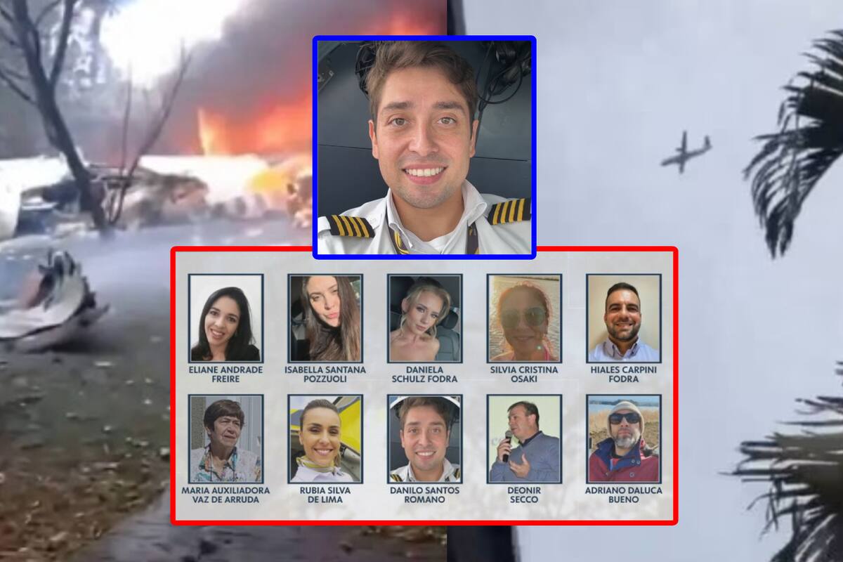 Publican la lista de los 57 pasajeros y cuatro tripulantes muertos en el accidente de avión en Brasil