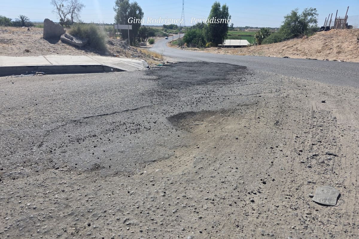 Tapan un bache y dejan tres sin reparar; vecinos de SLRC cuestionan trabajos de Obras Públicas