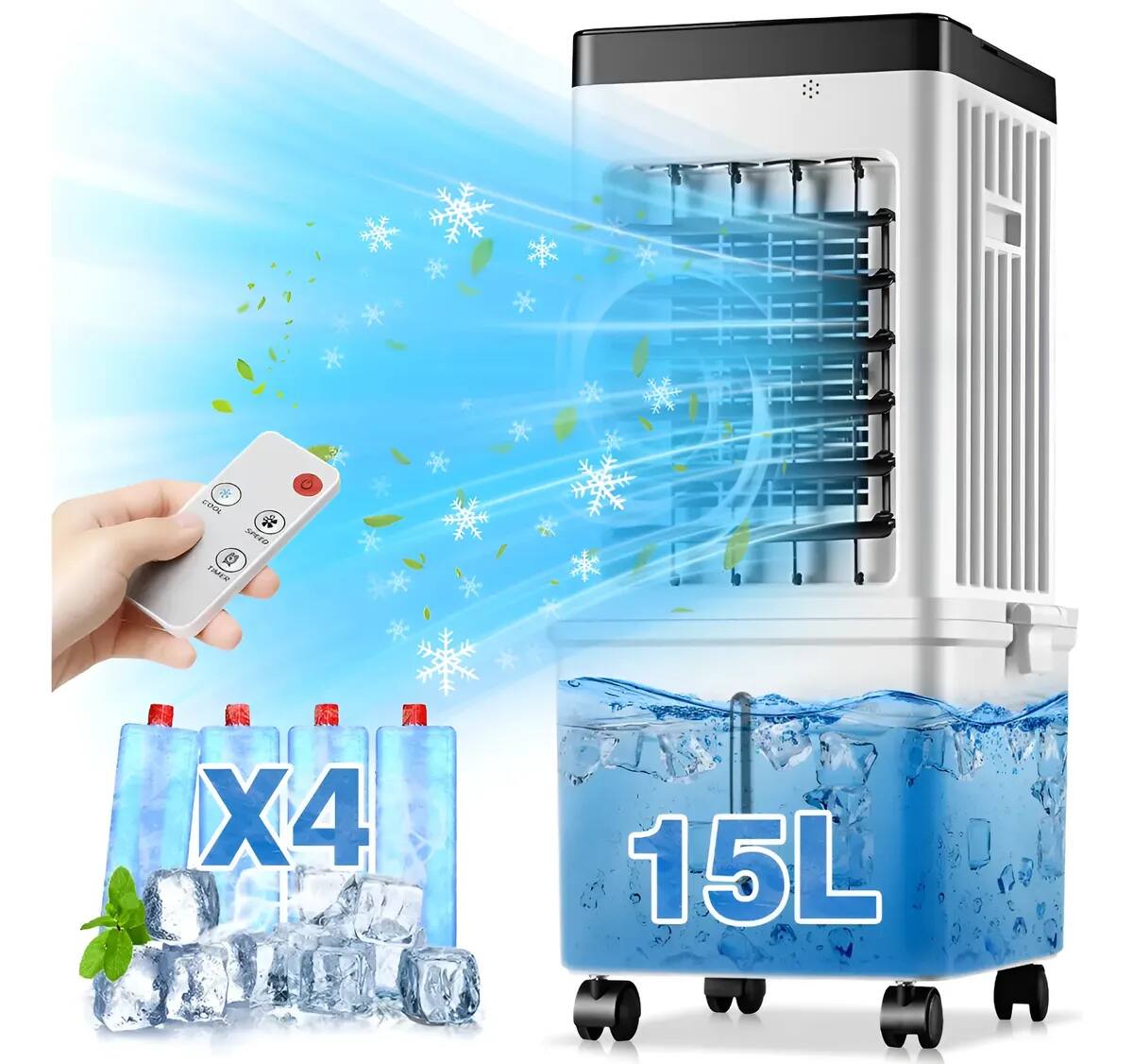 Enfriador de Aire 15L Acondicionado Portátil | Mercado Libre