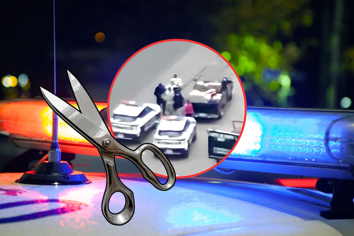 Detienen a hombre que hirió con una tijera a un adolescente que le limpió el vidrio del auto