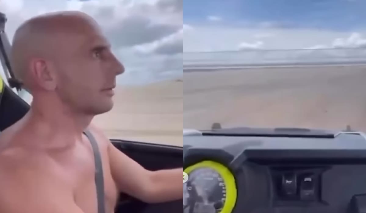 Le cumple un sueño a su mejor amigo ciego: lo lleva a manejar en un lugar seguro y emociona a todos