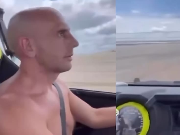 Le cumple un sueño a su mejor amigo ciego: lo lleva a manejar en un lugar seguro y emociona a todos