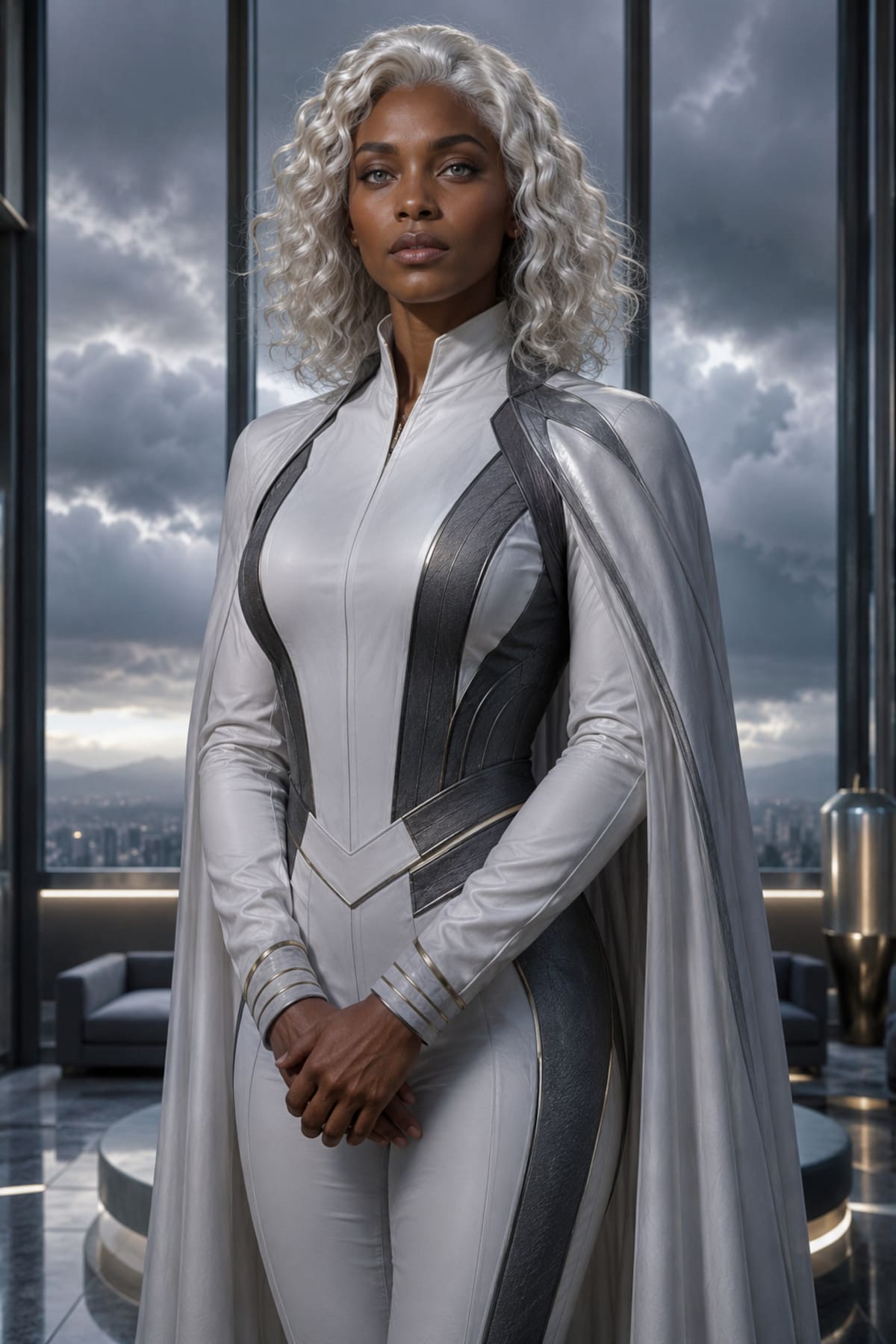 Storm es reinterpretada como una mujer real en una serie de imágenes generadas con inteligencia artificial que conserva varios de sus rasgos más reconocibles.