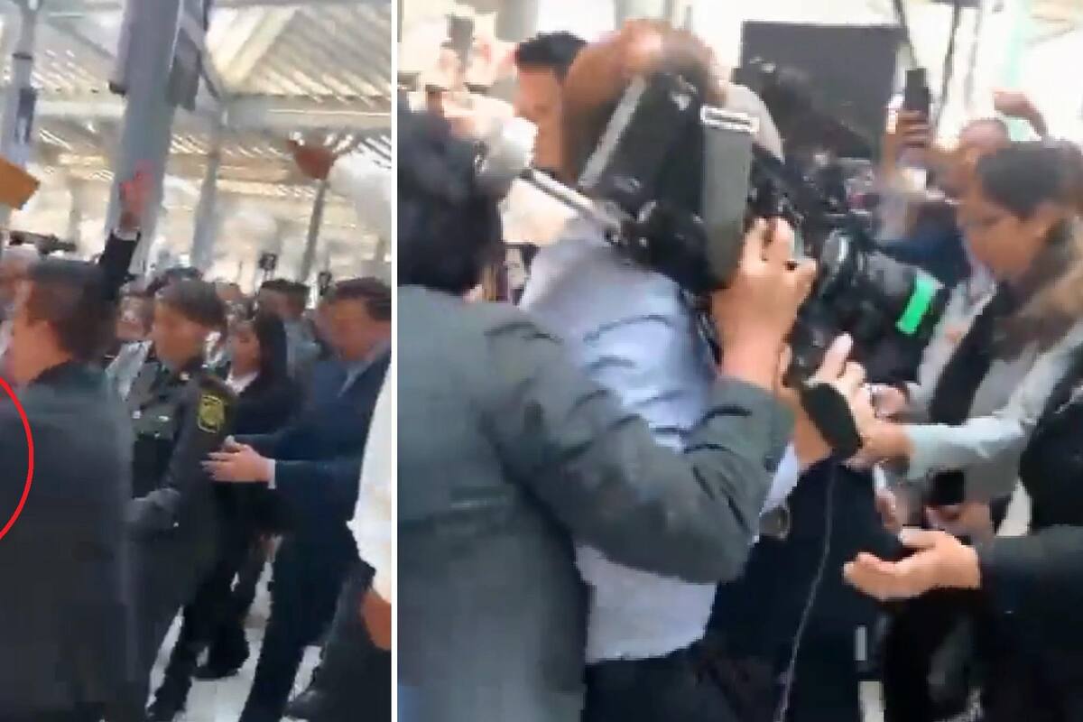 AIFA: Epigmenio Ibarra ríe de su propia caída mientras grababa a AMLO en nuevo aeropuerto