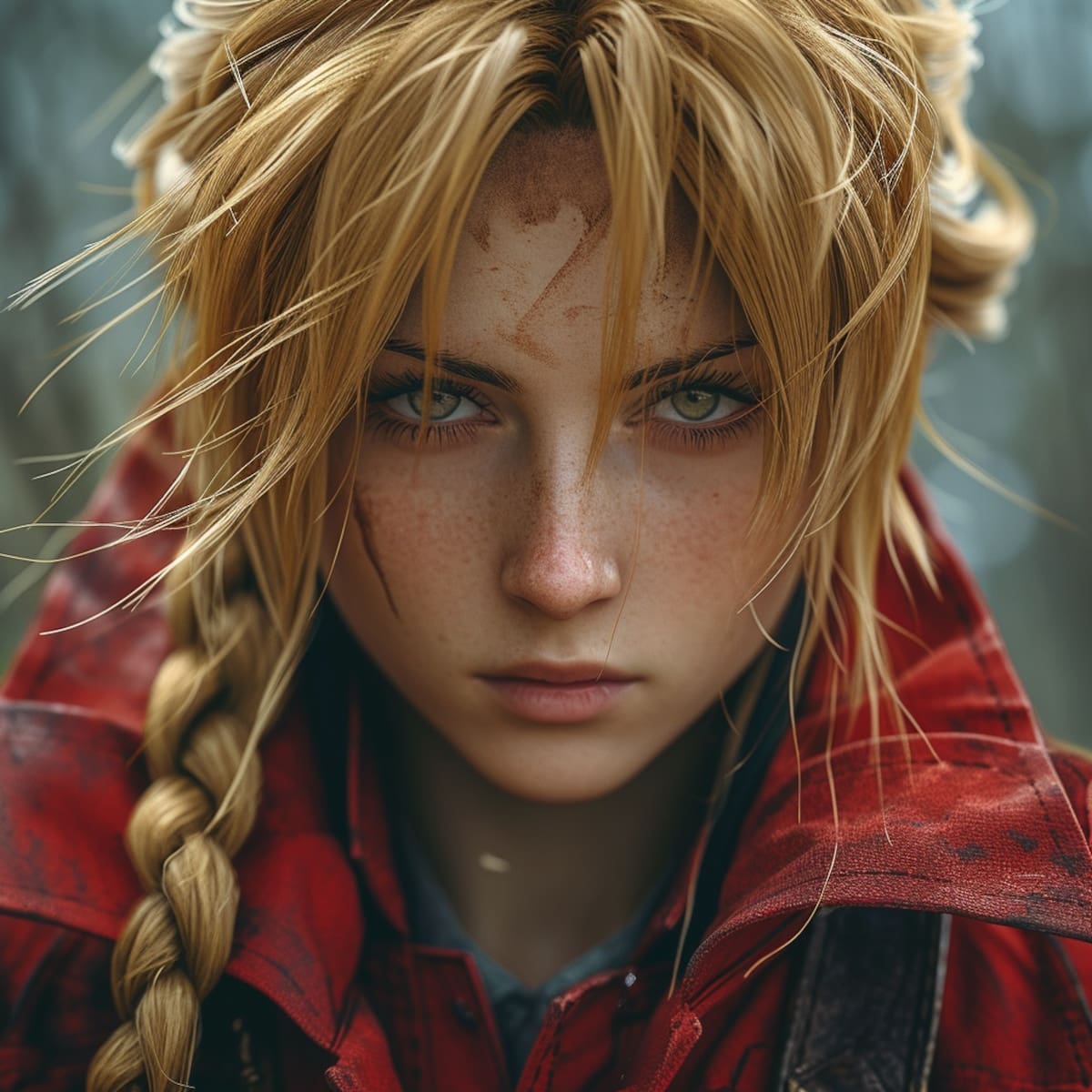 Edward Elric de Full Metal Alchemist en la vida real según la IA de Midjourney