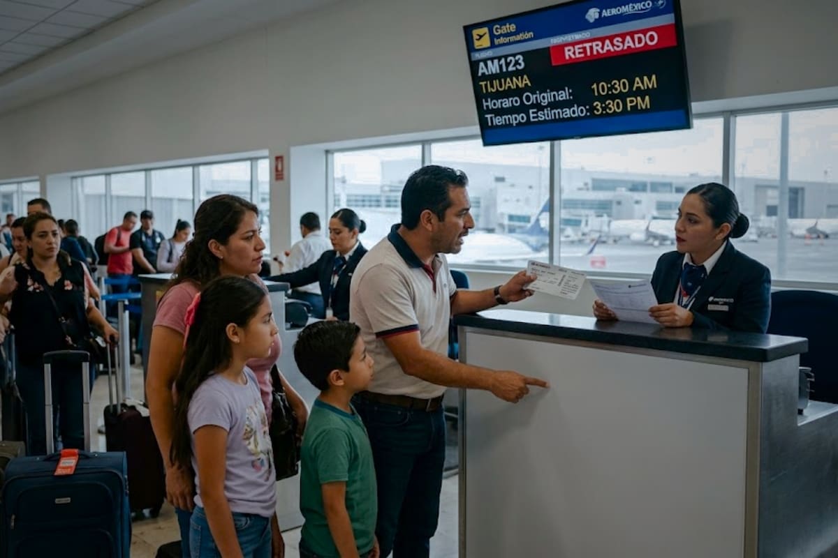 Multarán con hasta más de 6 millones 300 mil pesos a todas las aerolíneas que no reembolsen boletos ni paguen una indemnización mínima del 25% si el vuelo se retrasa más de 4 horas