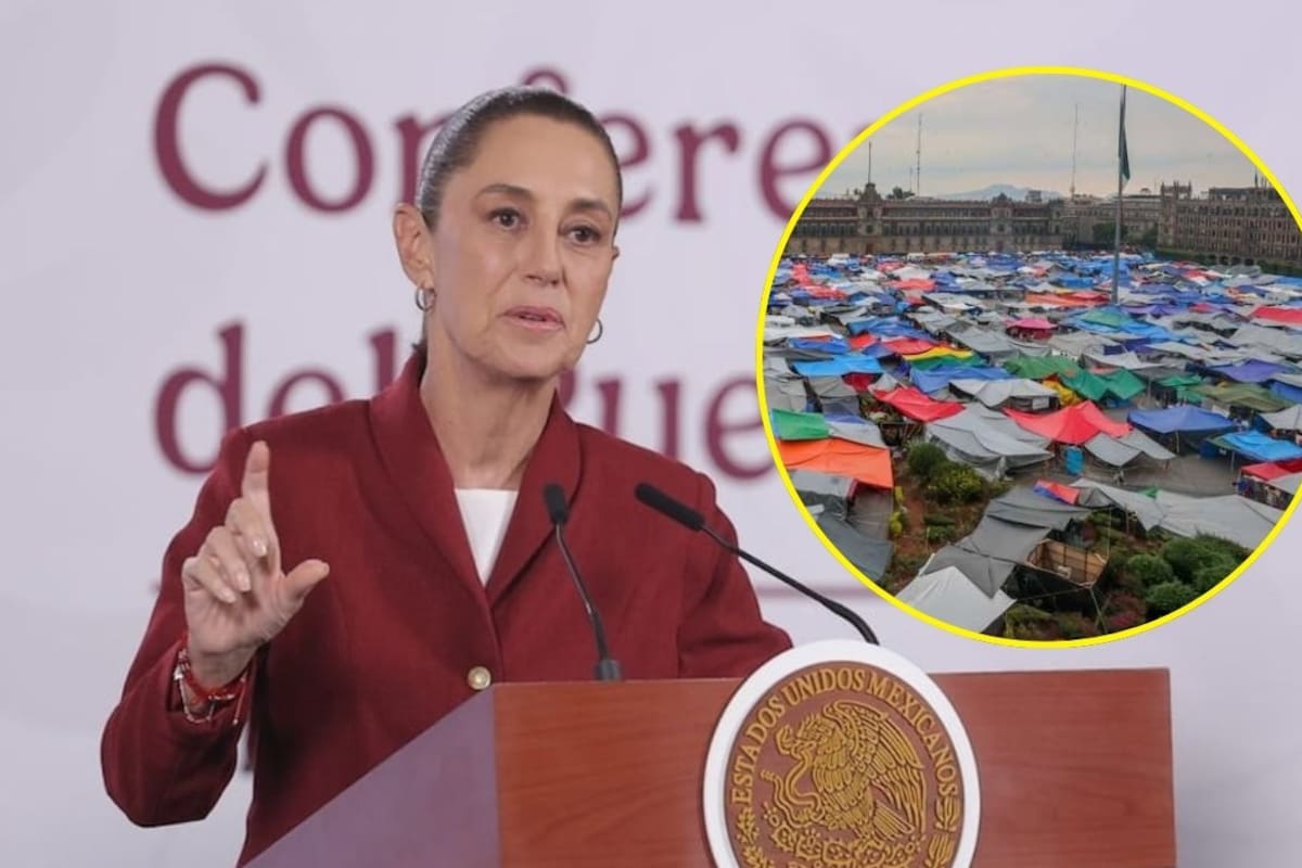 Claudia Sheinbaum descarta nueva reunión de la Segob con la CNTE mientras continúa el plantón en el Centro Histótico de la Ciudad de México