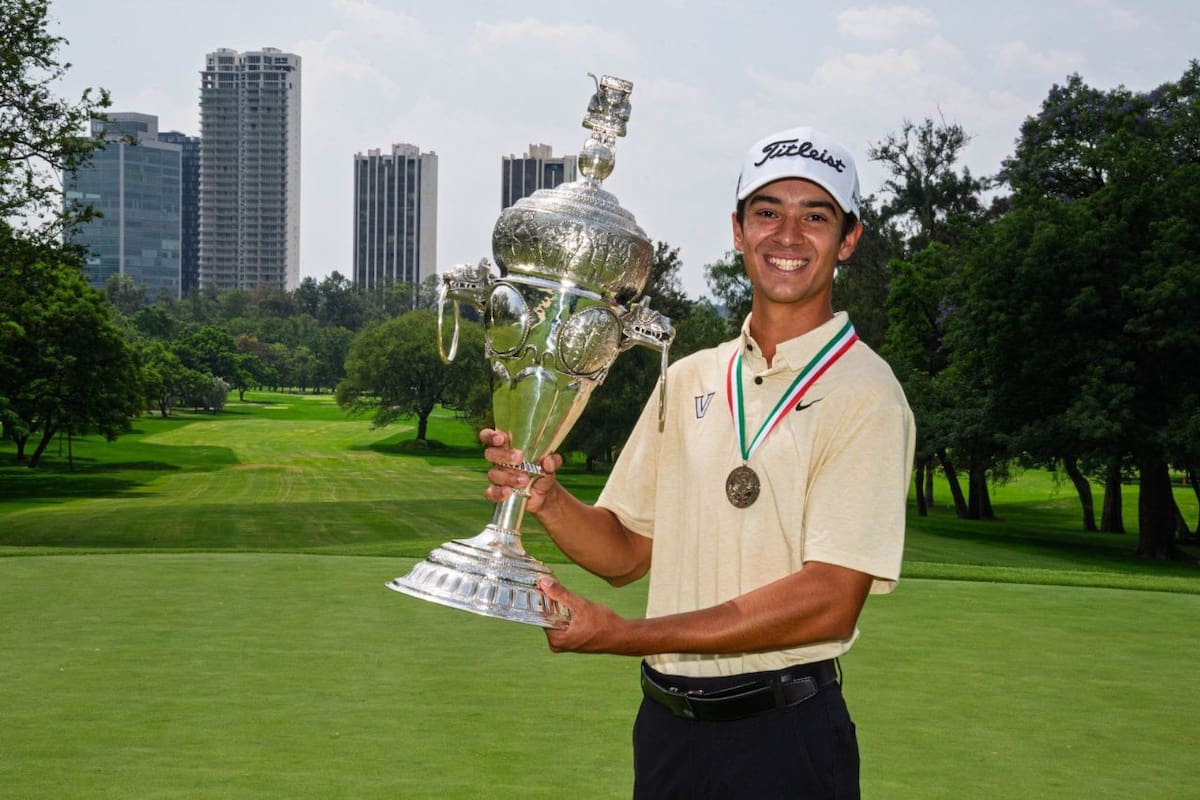 Carlos Astiazarán gana título nacional de golf