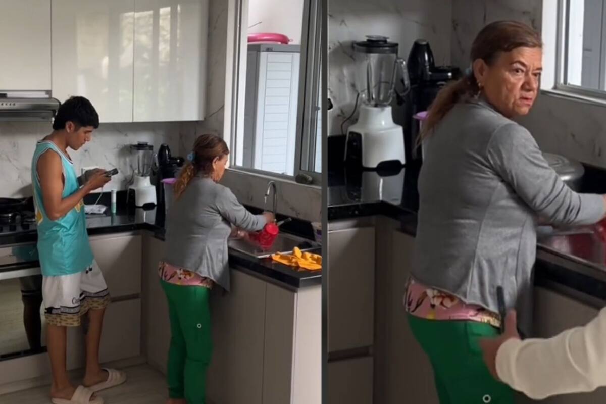 Tiktokers le hacen creer a su abuela que está atrapada en un loop temporal y se vuelve viral