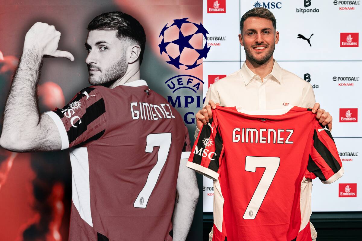 ¿Por qué Santiago Giménez no podrá usar el ‘7’ en la Champions con el Milan?