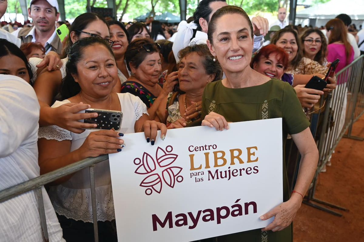 La Presidenta Claudia Sheinbaum presentó en Mérida un paquete de proyectos para Yucatán que incluye salud, educación, bienestar social e infraestructura.