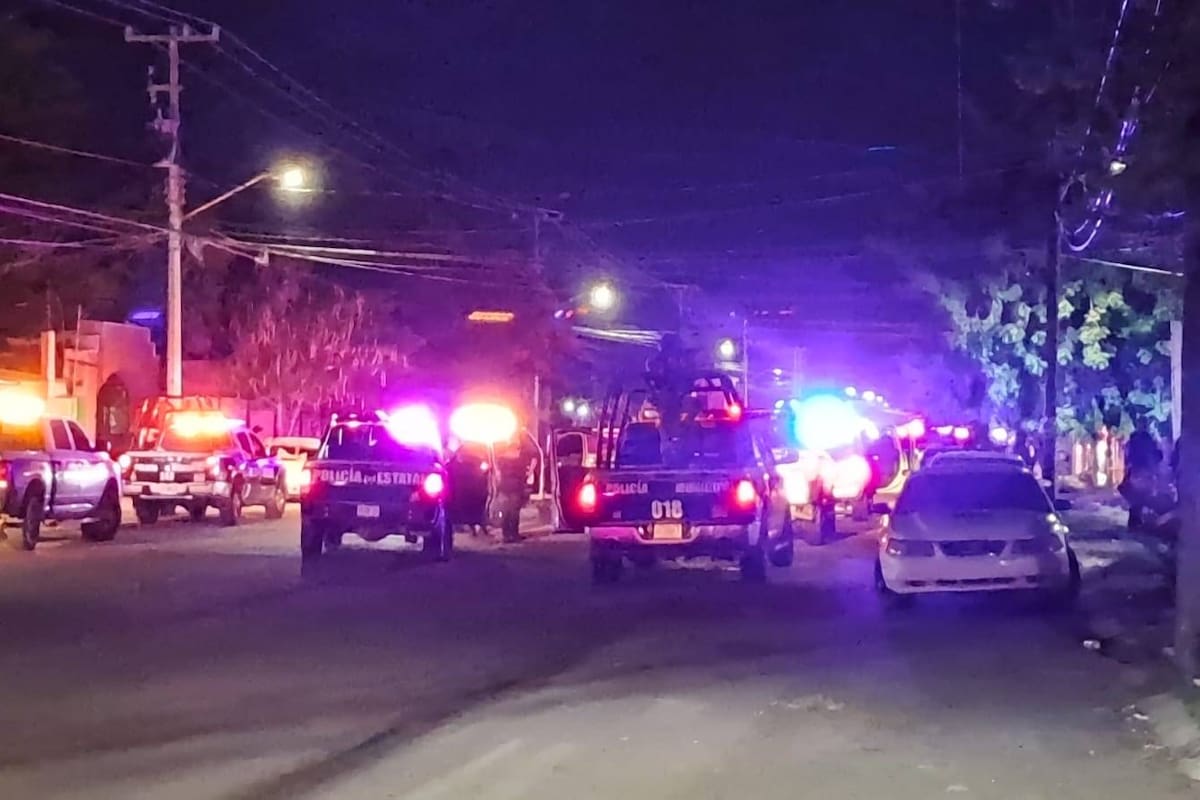Policía Estatal resulta herido en enfrentamiento armado; cuatro detenidos en Ciudad Obregón