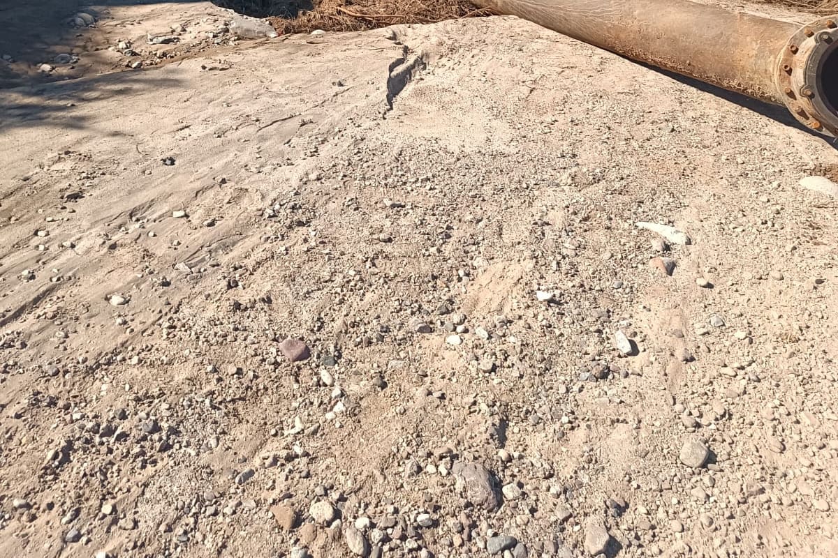 Agua de Hermosillo mantiene trabajos para restituir tramo del Acueducto Malvinas tras daños por lluvias