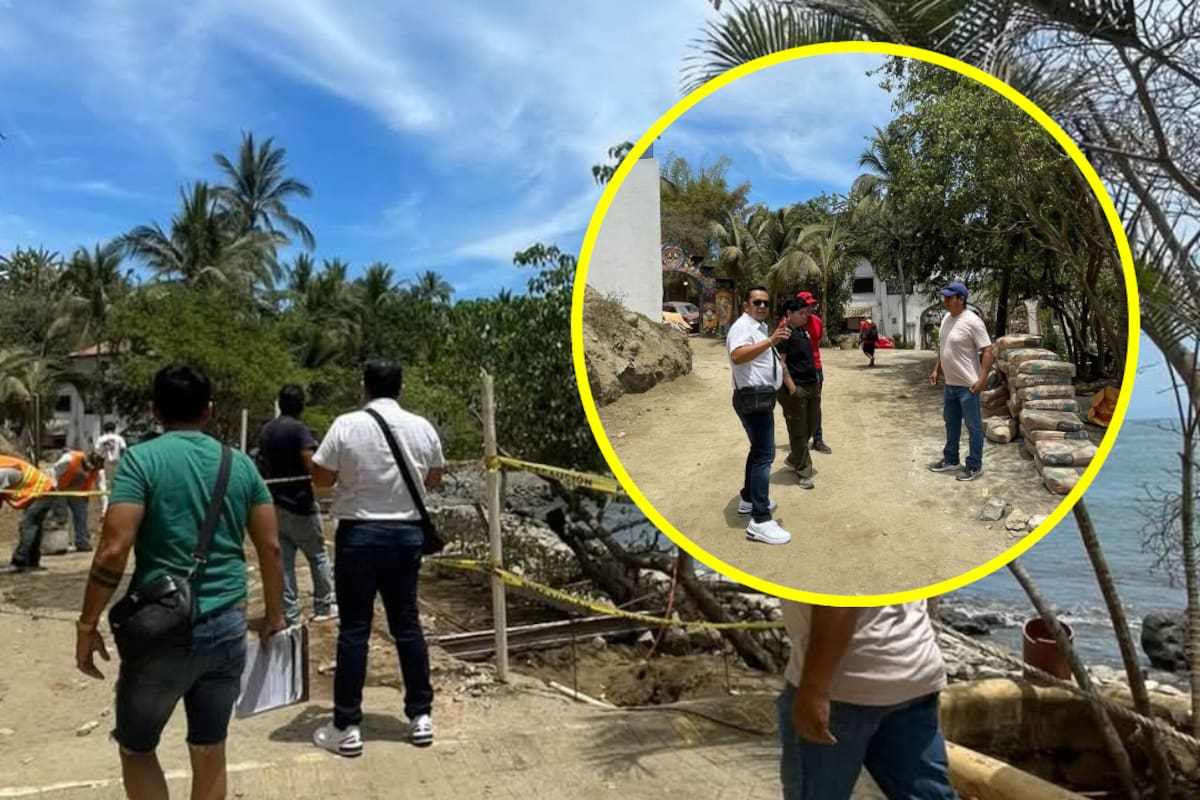 Derriban muro que impedía acceso a playa pública en pueblo mágico de Sayulita, Nayarit