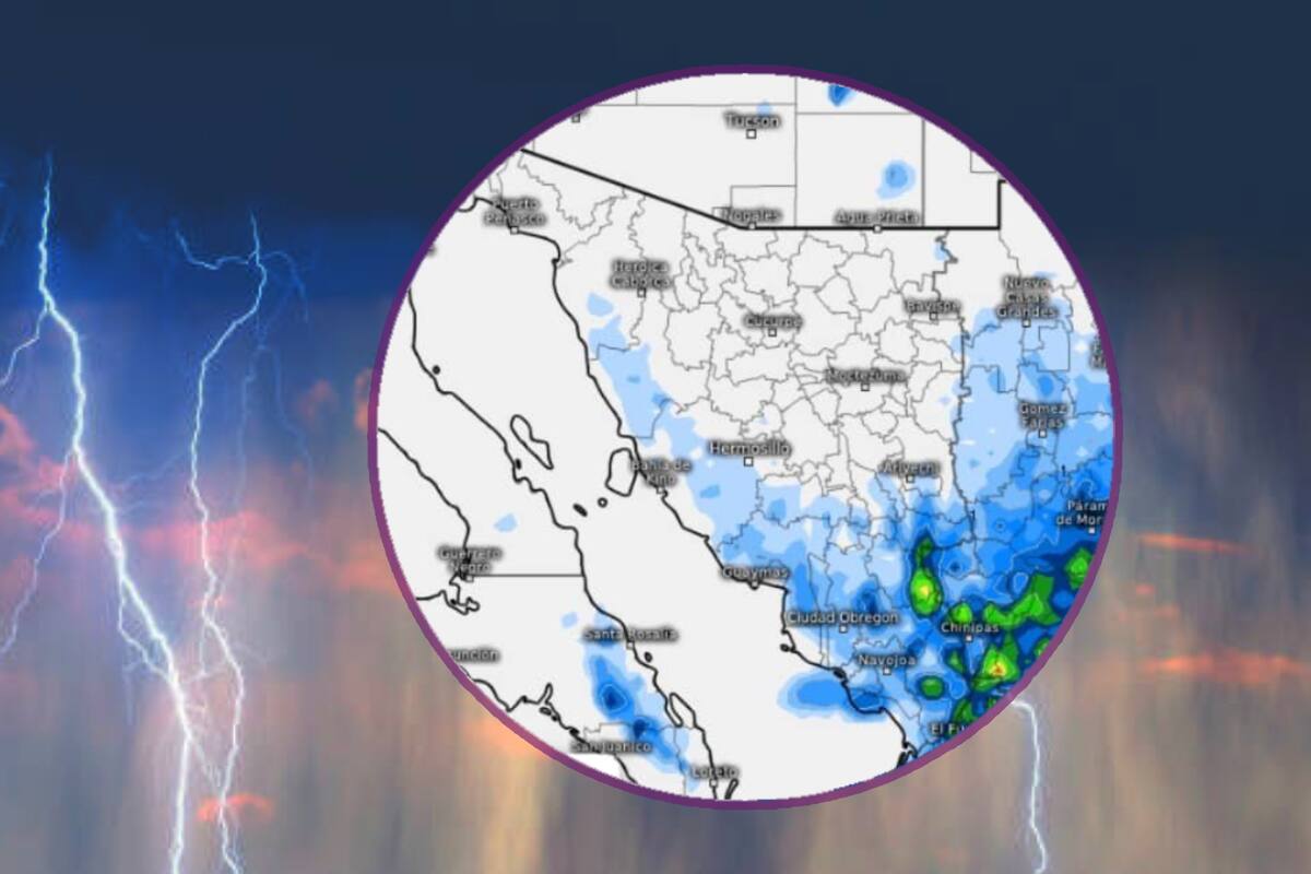 Lluvias en Sonora: Municipios donde podría llover hoy 23 de julio