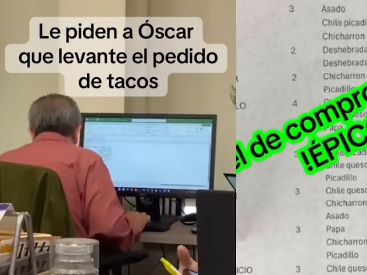 “Los godines no descansan ni para pedir comida”: hombre causa furor en su oficina al anotar las órdenes de tacos en un Excel