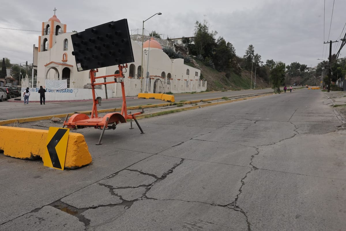 Los estudios del suelo en la avenida Sánchez Taboada podrían tardar hasta 75 días antes de iniciar obras. Foto: Sergio Ortiz