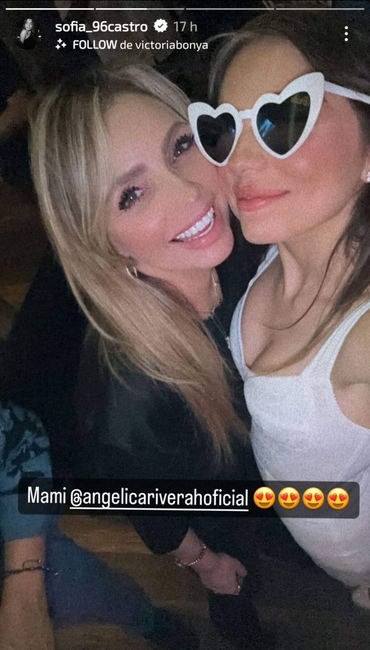 Sofía Castro celebra despedida de soltera junto a su madre Angélica Rivera