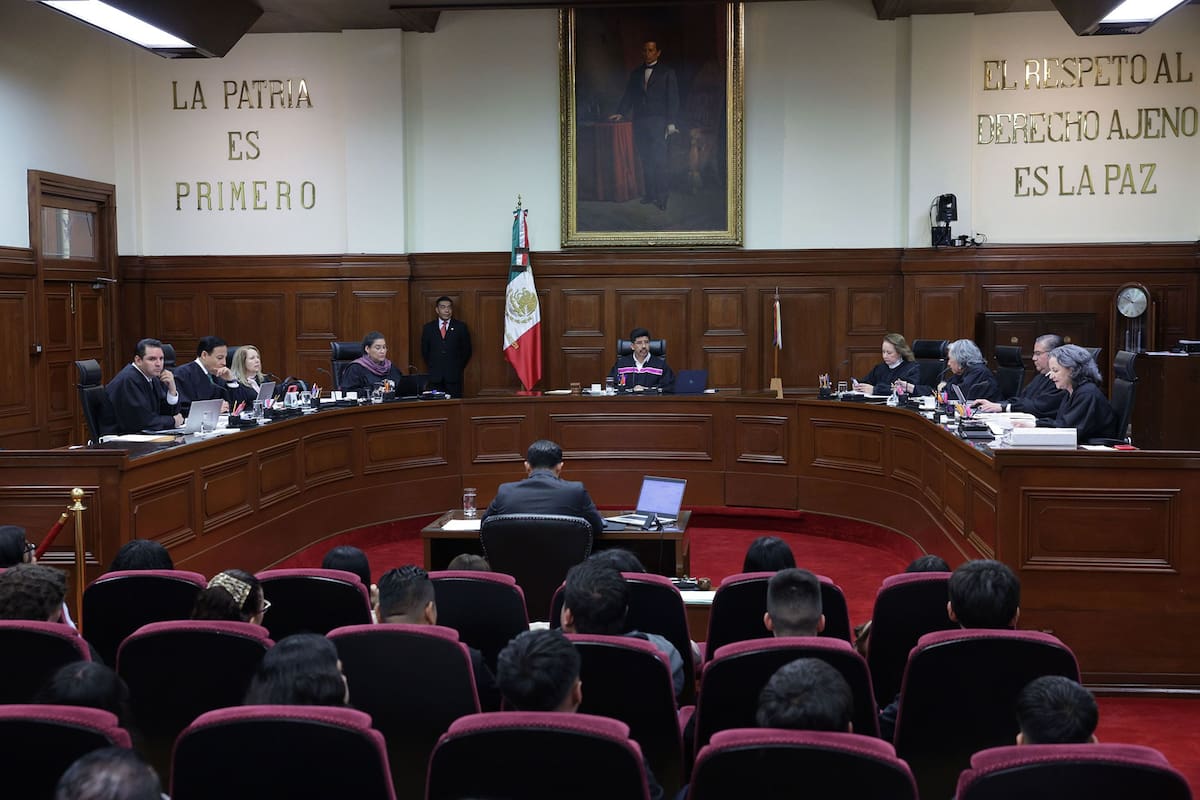 Sesión pública de la Suprema Corte el 7 de abril. Foto: SCJN