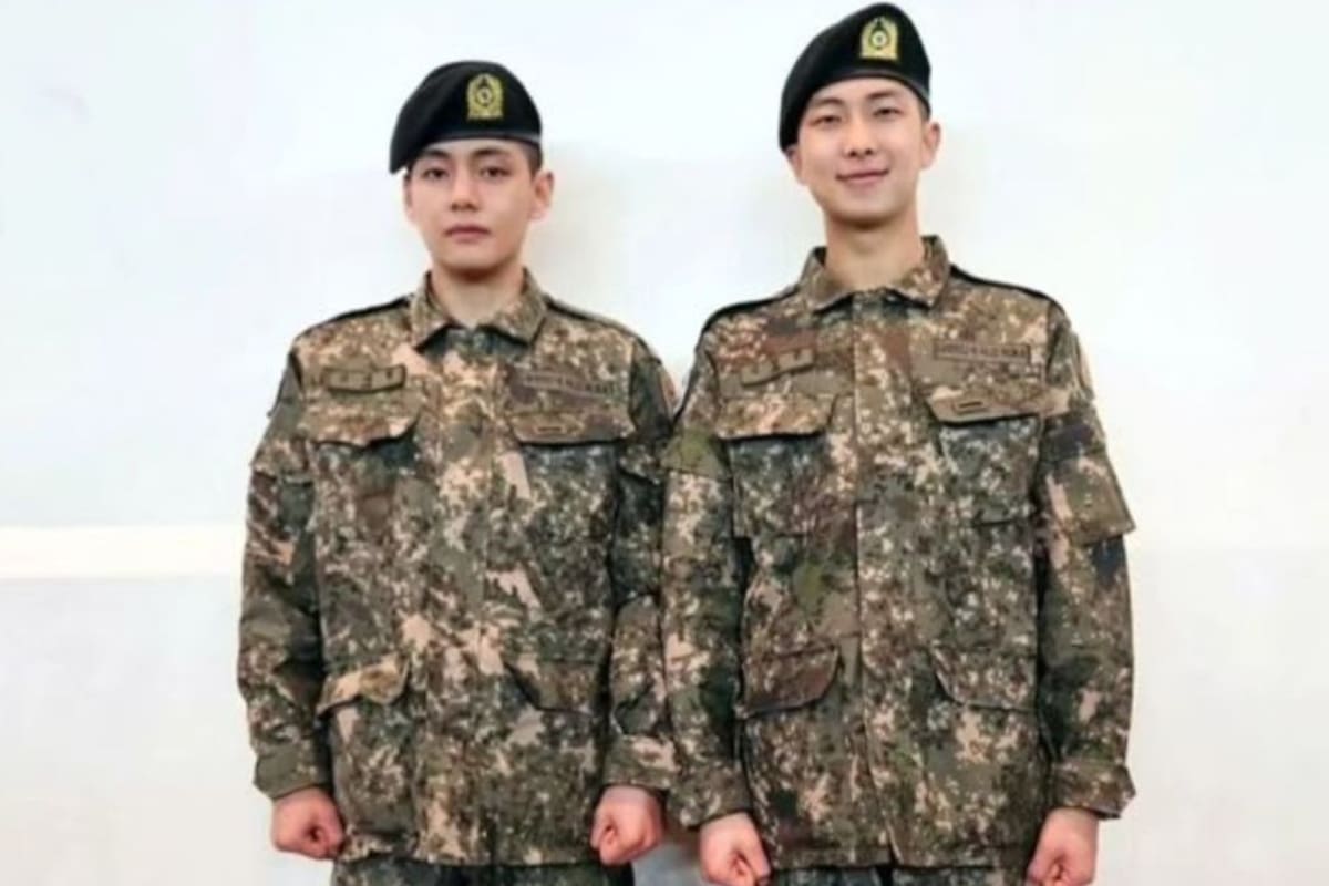 Namjoon (RM) y Taehyung (V) de BTS concluyen su servicio militar ¿Cuándo y dónde ver su baja desde México?